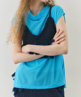 【J1U by LA BELLE ETUDE】ワイドハイネックダブルチュールTOPS