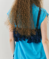 【J1U by LA BELLE ETUDE】ワイドハイネックダブルチュールTOPS