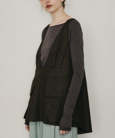 【room153】ビックポケットエプロントップス