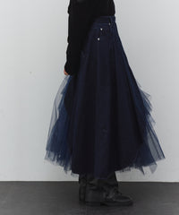 【予約開始待ち】アシンメトリーデザインデニムLily