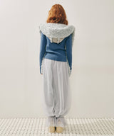 【予約10%OFF】【J1U by LA BELLE ETUDE】ムートンライクボンディングフードマフラー