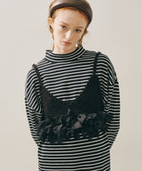 【再入荷予約】【J1U by LA BELLE ETUDE】メニーリボンニットビスチェ