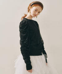 【予約10%OFF】【J1U by LA BELLE ETUDE】シアーチュールSETカーディガン
