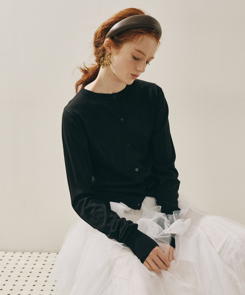 【予約10%OFF】【J1U by LA BELLE ETUDE】シアーチュールSETカーディガン