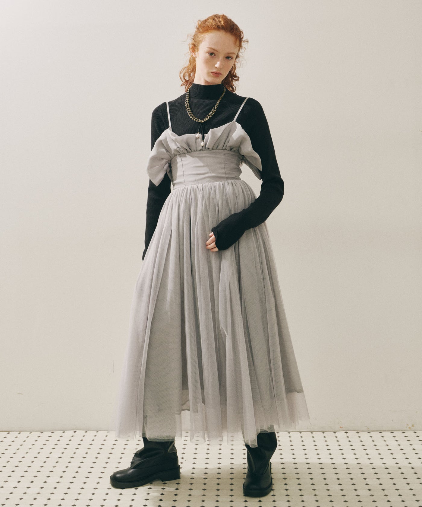 LA BELLE ETUDE Grimmワンピース ドレス LA BELLE ETUDE】 Grimm ワンピース ドレス エチュード ラベル