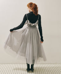 【予約開始待ち】【J1U by LA BELLE ETUDE】ヘムフリルコルセットワンピース
