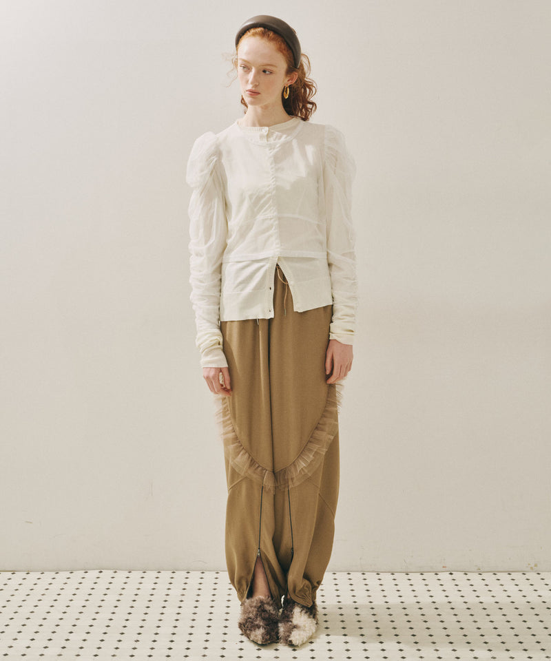 【予約10%OFF】【J1U by LA BELLE ETUDE】シアーチュールSETカーディガン