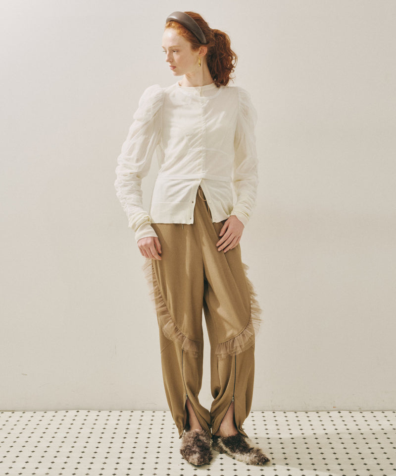 【予約10%OFF】【J1U by LA BELLE ETUDE】シアーチュールSETカーディガン