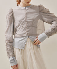 【予約10%OFF】【J1U by LA BELLE ETUDE】シアーチュールSETカーディガン