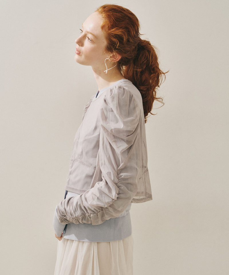【予約10%OFF】【J1U by LA BELLE ETUDE】シアーチュールSETカーディガン