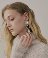 【予約】big stone bijou earring