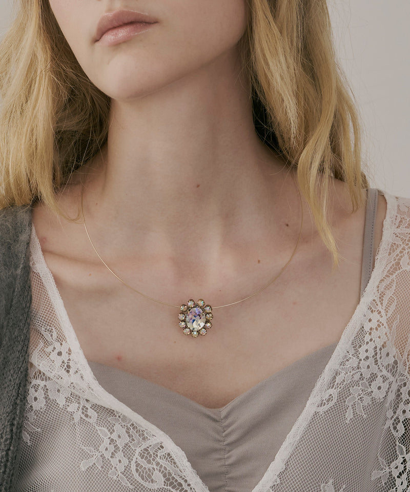 bijou stone choker