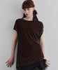 【予約】2wayシアーベロアアシンメトリーTOPS