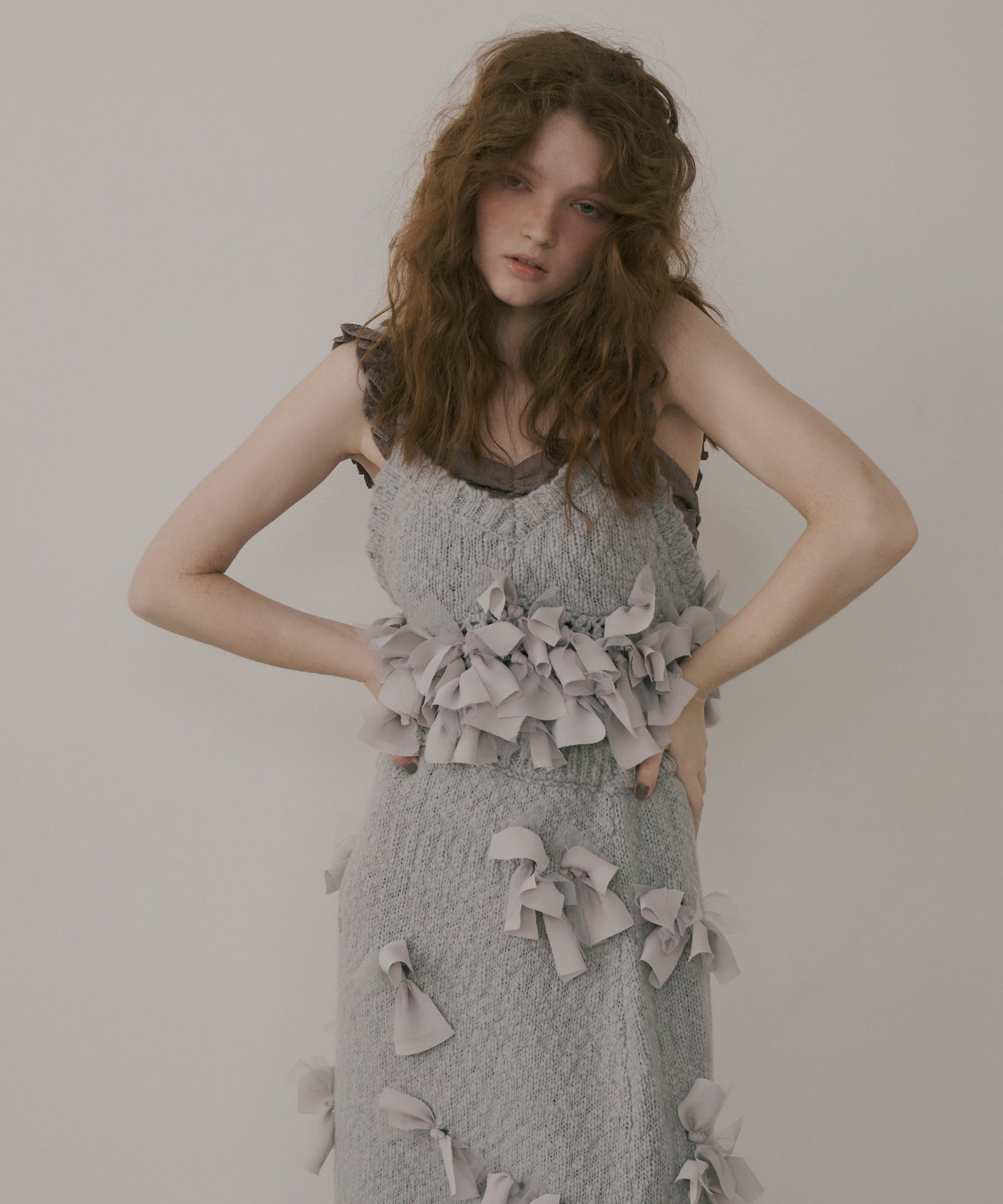 J1U by LA BELLE ETUDE】メニーリボンニットビスチェ – LA BELLE ETUDE