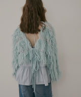 【J1U by LA BELLE ETUDE】2WAYループフェザー×かぎあみニット