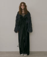 【J1U by LA BELLE ETUDE】2WAYループフェザー×かぎあみニット