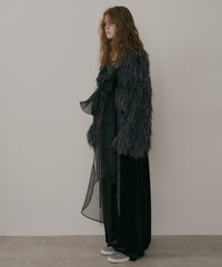 【J1U by LA BELLE ETUDE】2WAYループフェザー×かぎあみニット