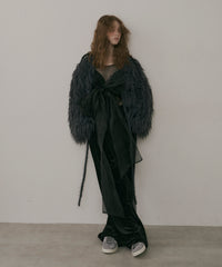 【J1U by LA BELLE ETUDE】2WAYループフェザー×かぎあみニット