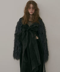 【J1U by LA BELLE ETUDE】2WAYループフェザー×かぎあみニット