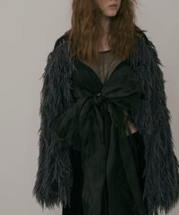 【J1U by LA BELLE ETUDE】2WAYループフェザー×かぎあみニット