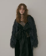 【J1U by LA BELLE ETUDE】2WAYループフェザー×かぎあみニット