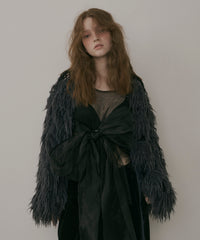 【J1U by LA BELLE ETUDE】2WAYループフェザー×かぎあみニット