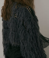 【J1U by LA BELLE ETUDE】2WAYループフェザー×かぎあみニット