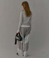 【yae】Lace design slacks / レースデザインスラックス