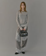 【yae】Lace design slacks / レースデザインスラックス