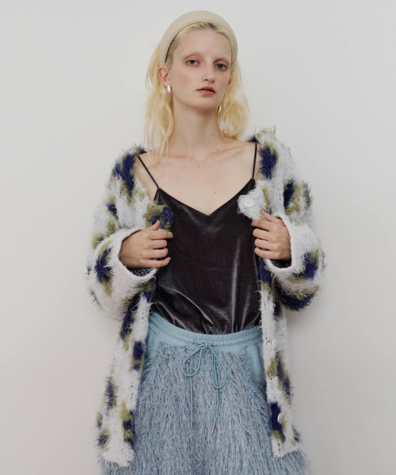 ベロアAラインキャミ