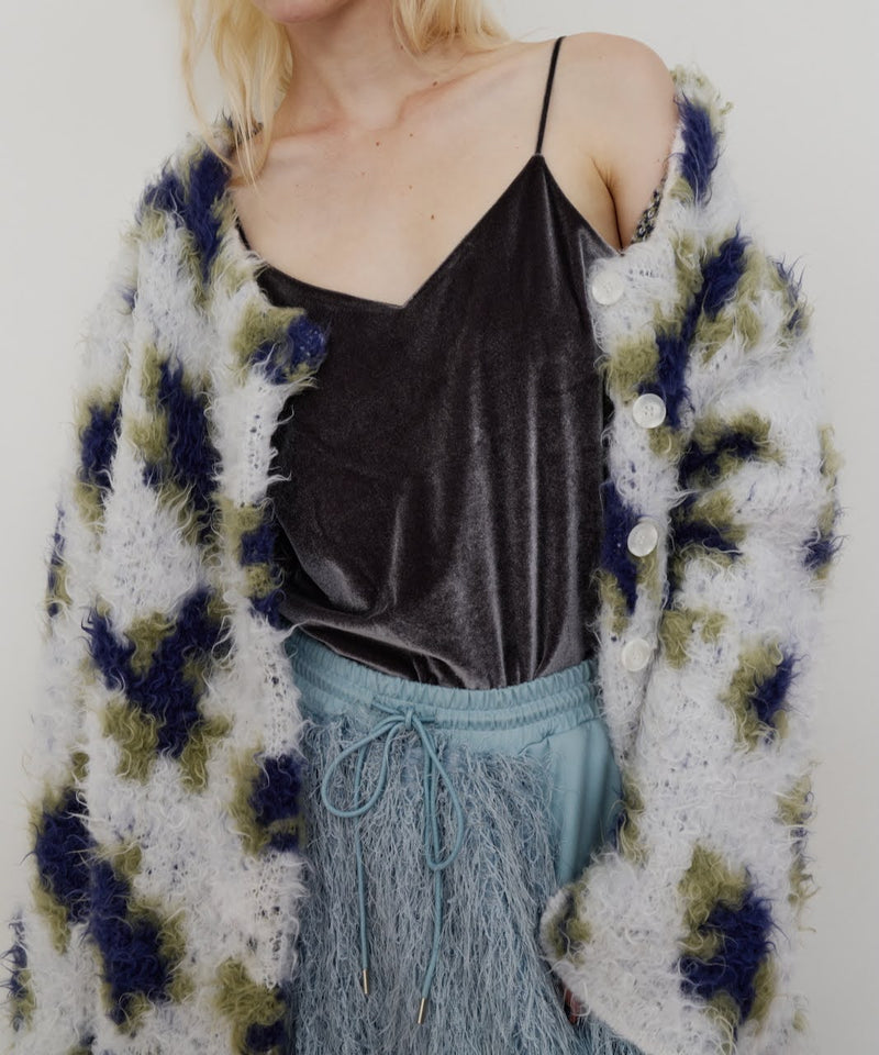 ベロアAラインキャミ