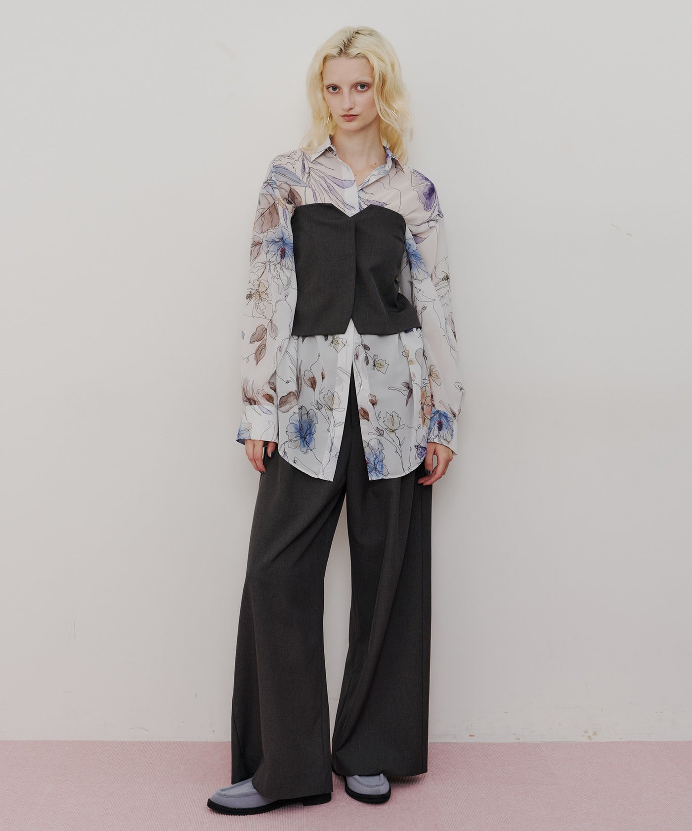 REVIVAL】オリジナルvintageフラワープリントリラックスシャツ – LA