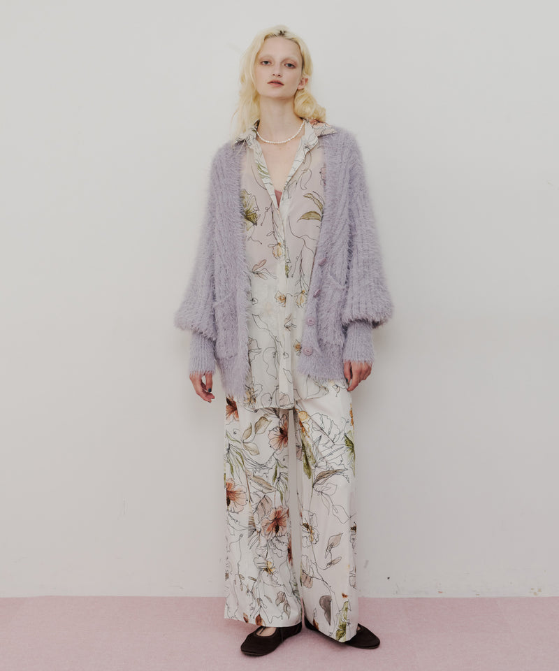 【一部カラー予約】フェザーヤーンリラックス2wayカーディガン