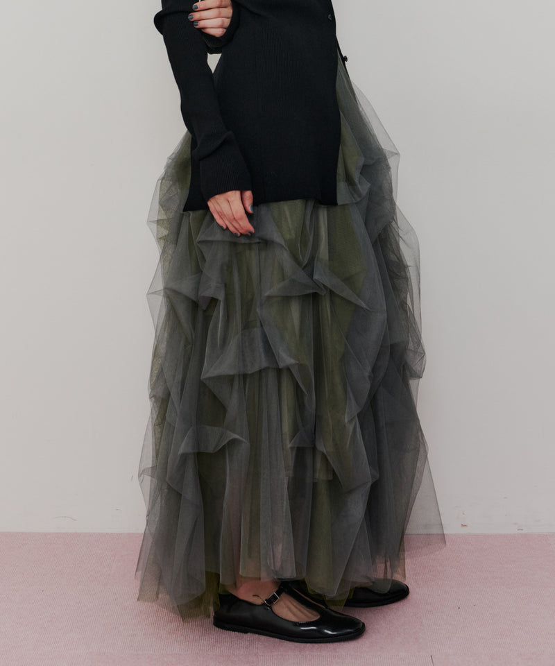 Carrie ボリュームチュールスカート