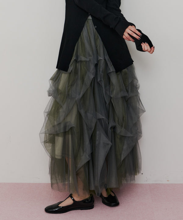 Carrie ボリュームチュールスカート