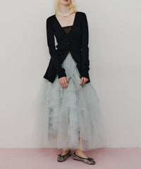 【予約10%OFF】"Lily" ボリュームチュールスカート