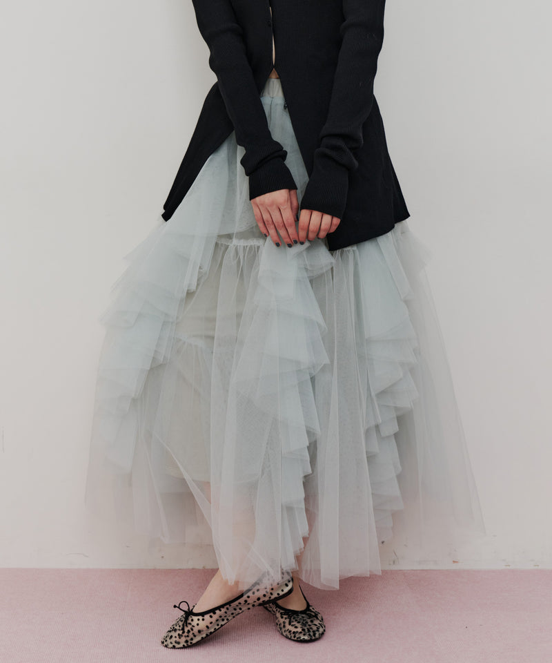 【予約10%OFF】"Lily" ボリュームチュールスカート