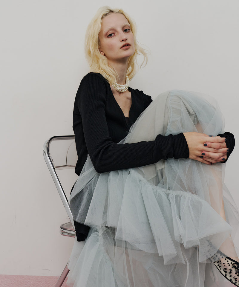 【予約10%OFF】"Lily" ボリュームチュールスカート