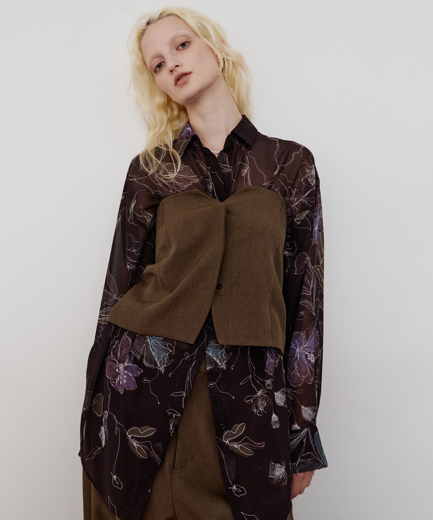 REVIVAL】オリジナルvintageフラワープリントリラックスシャツ – LA