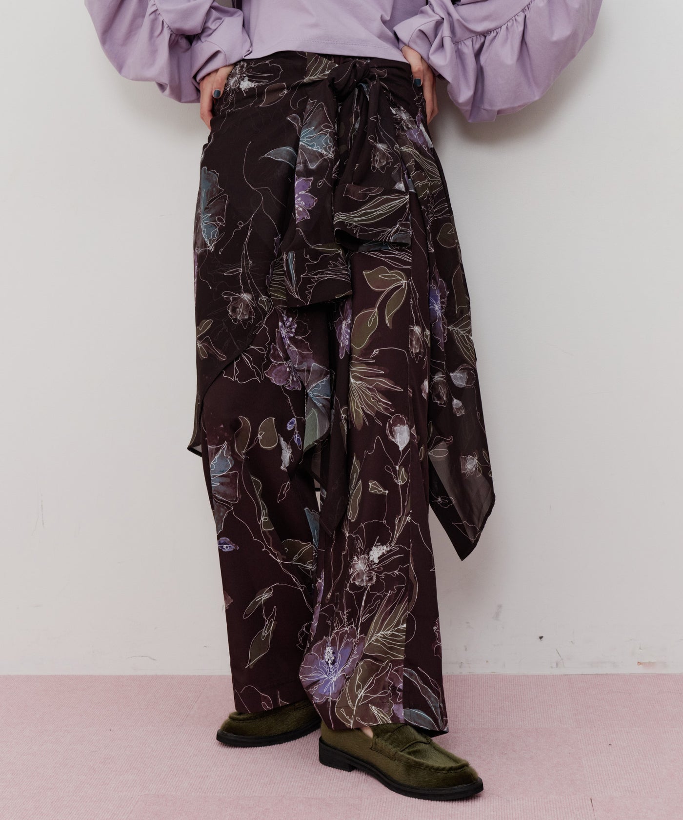 オリジナルvintageフラワープリントストレートパンツ – LA BELLE ETUDE