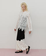 【TEN by LA BELLE ETUDE】Crochet long knit skirt