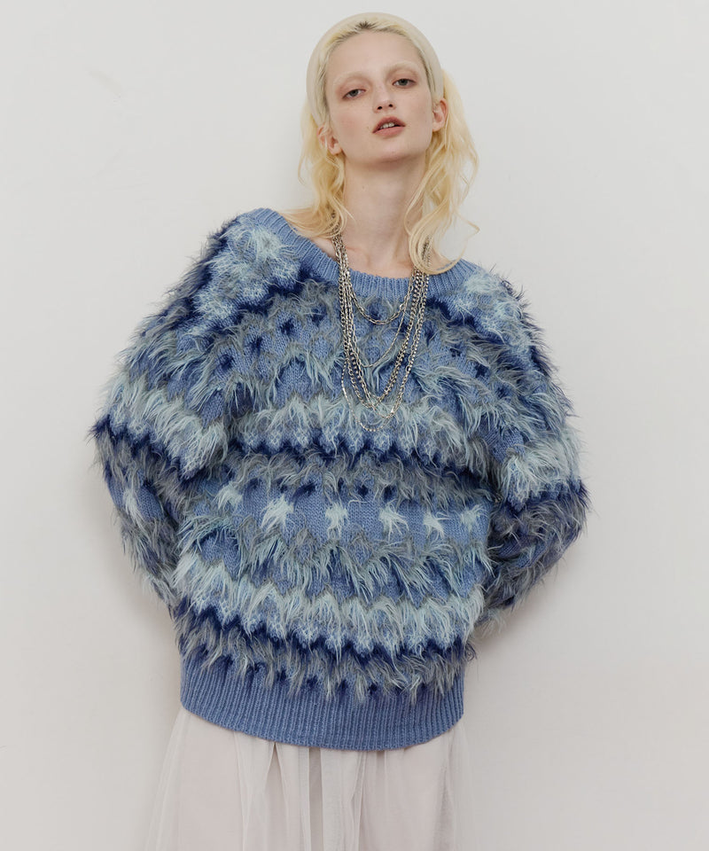 ノルディックフェザー2wayニットカーディガン