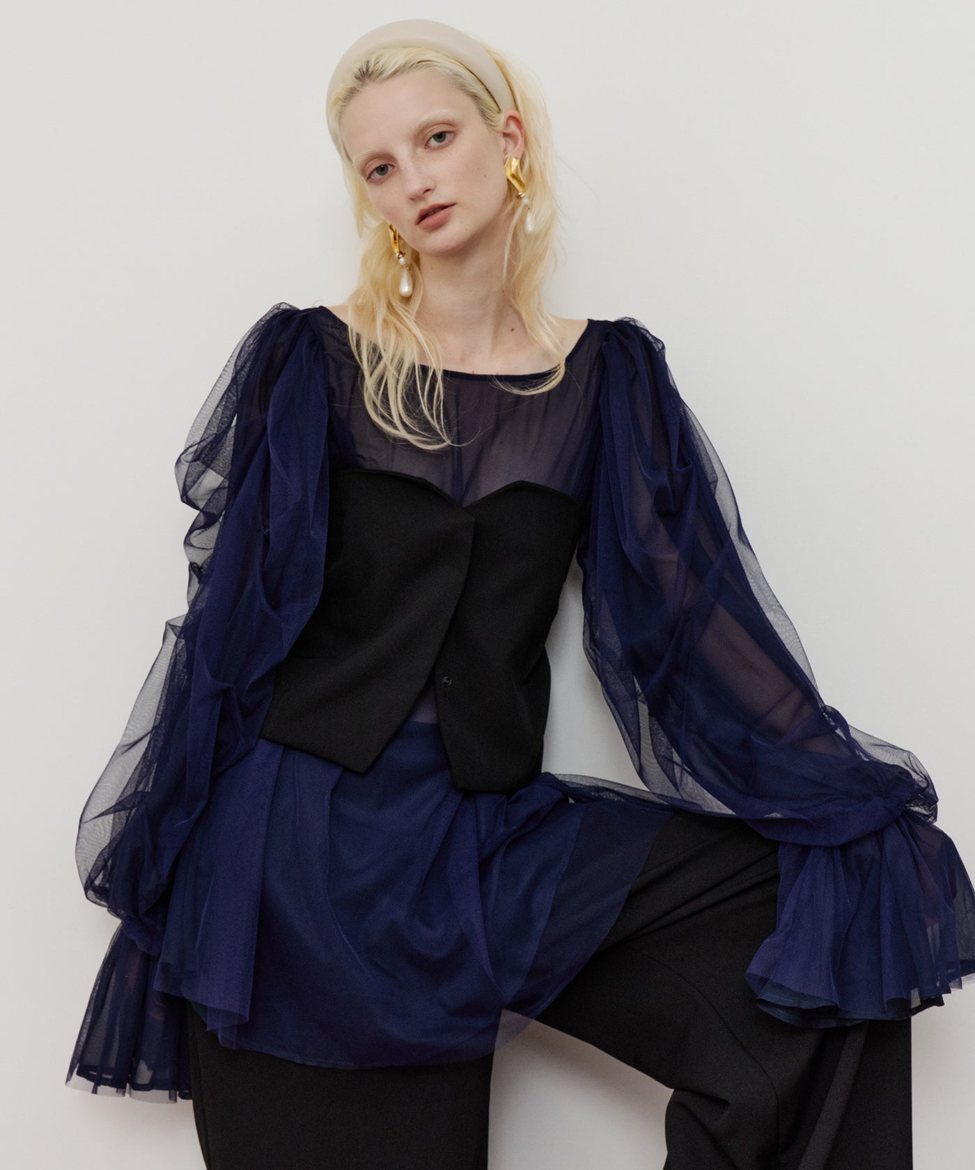 ESTNATION / スリーブボリューム2WAYブラウス ESTNATION（エストネーション）の「ESTNATION / スリーブ