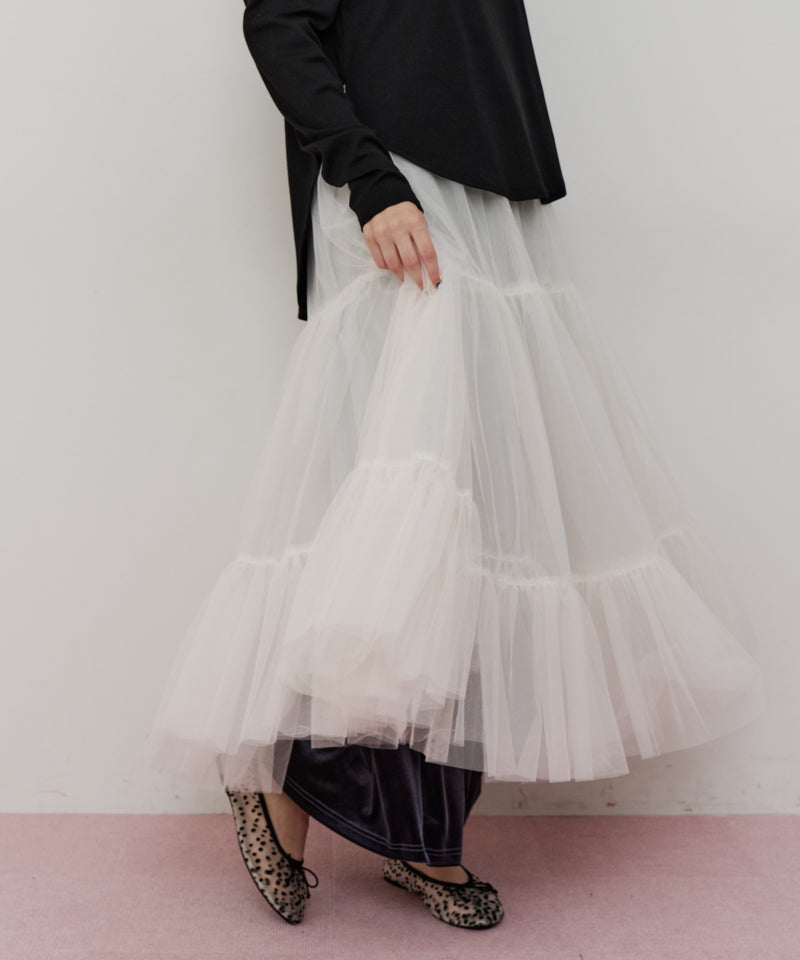 【予約開始待ち】NEW Giselle "ボリュームチュールスカート"