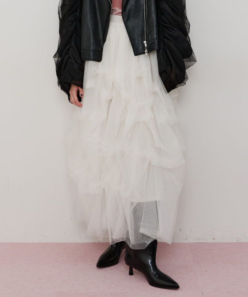 Carrie ボリュームチュールスカート