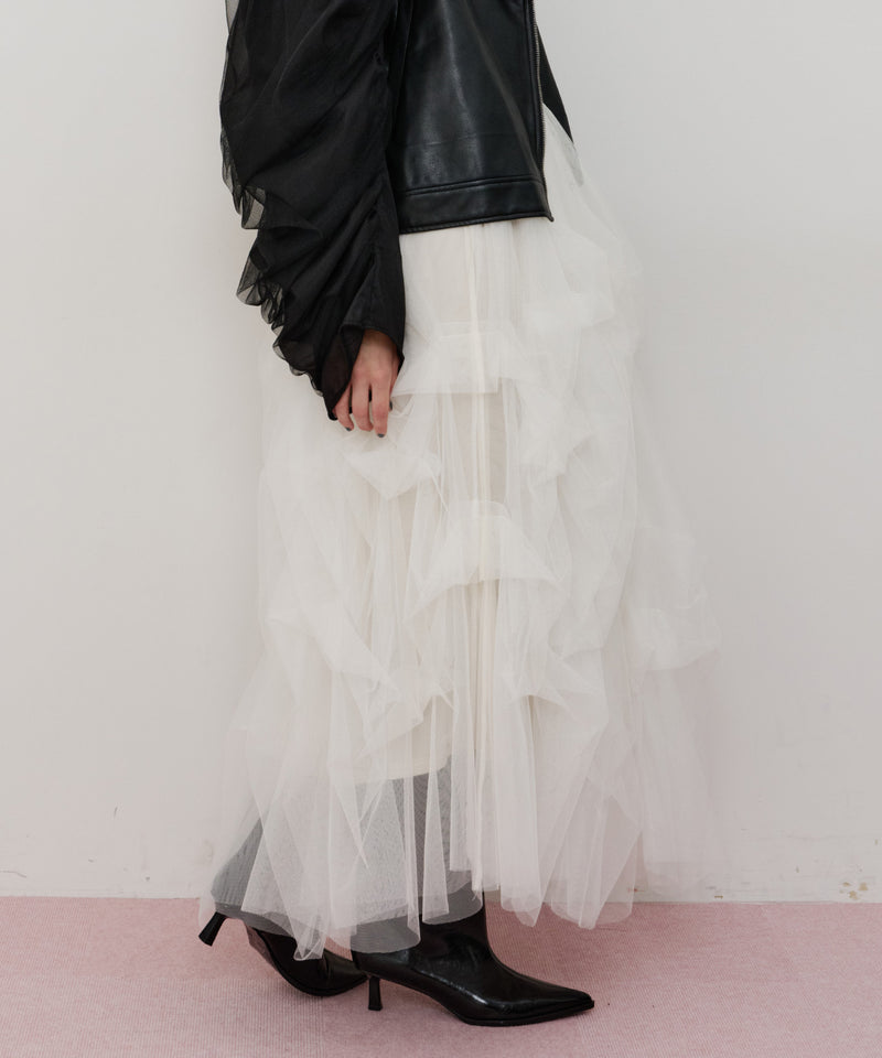 Carrie ボリュームチュールスカート