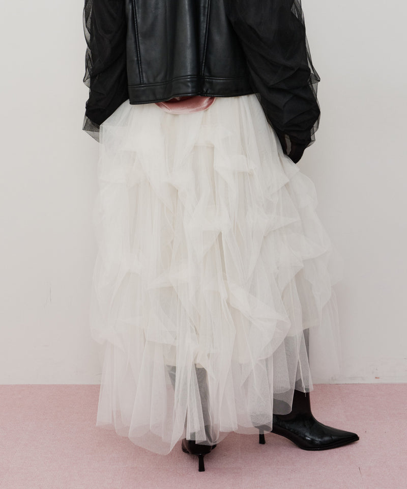 Carrie ボリュームチュールスカート