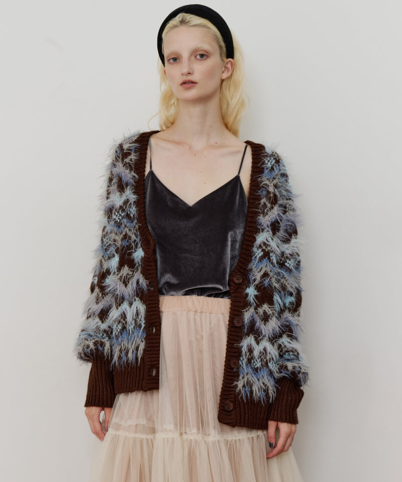 ノルディックフェザー2wayニットカーディガン