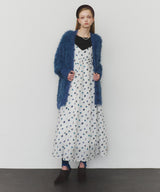 【再入荷】【J1U by LA BELLE ETUDE】シアーフラワージャガードボリュームキャミワンピース