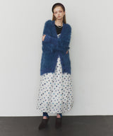 【再入荷】【J1U by LA BELLE ETUDE】シアーフラワージャガードボリュームキャミワンピース
